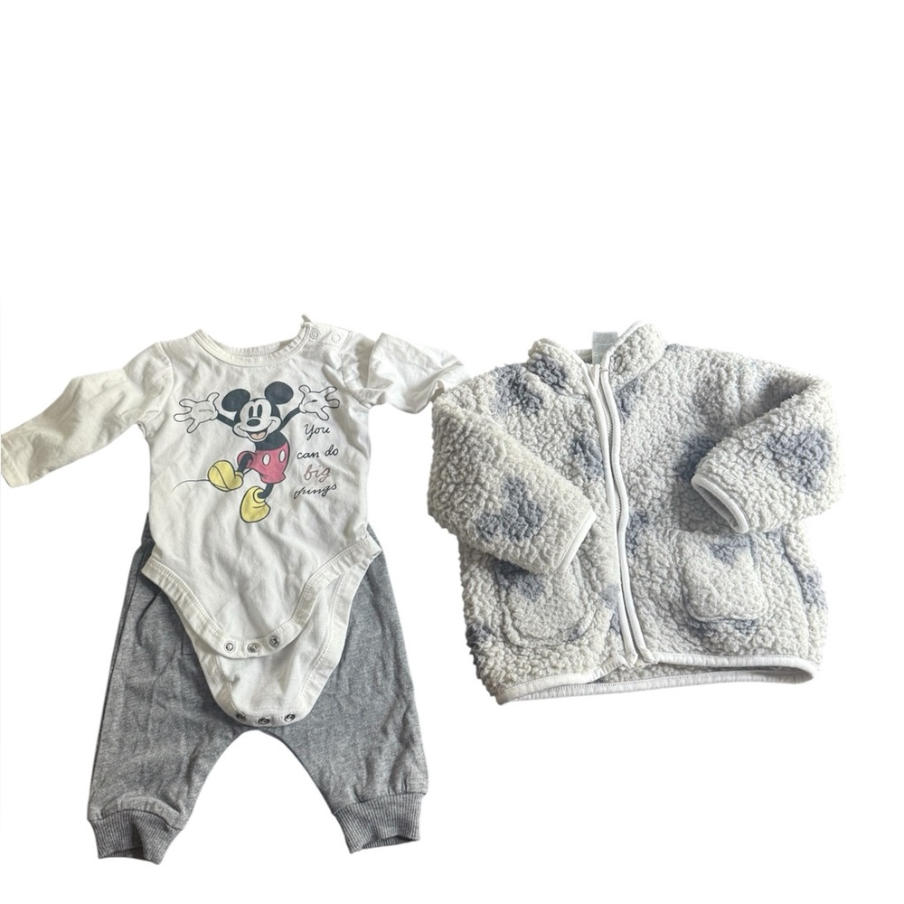 Disney Baby 3-Piece Set – 0-3M & 3-6M Mixed Sizing